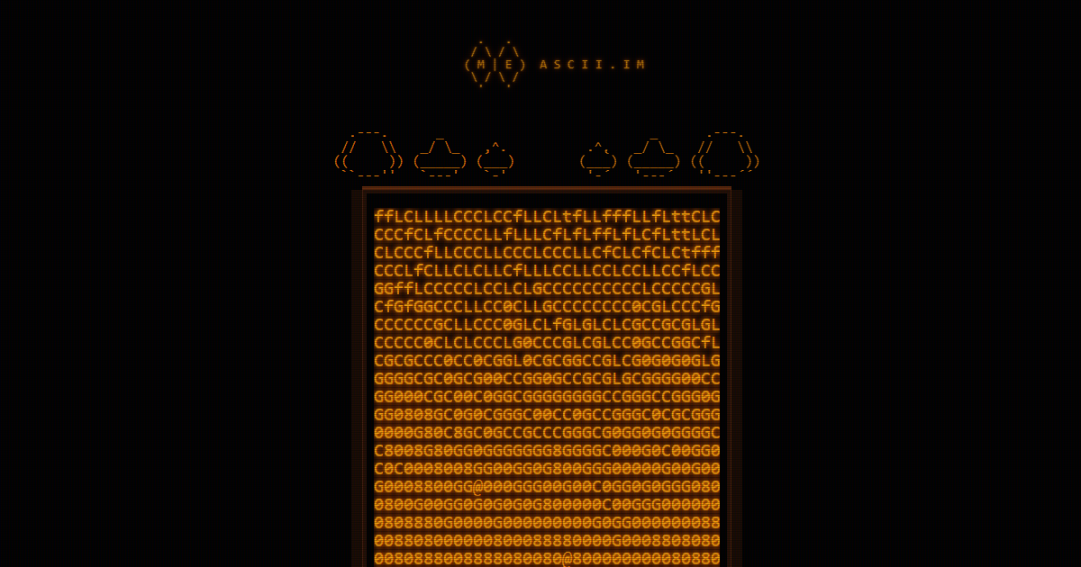 ascii monument